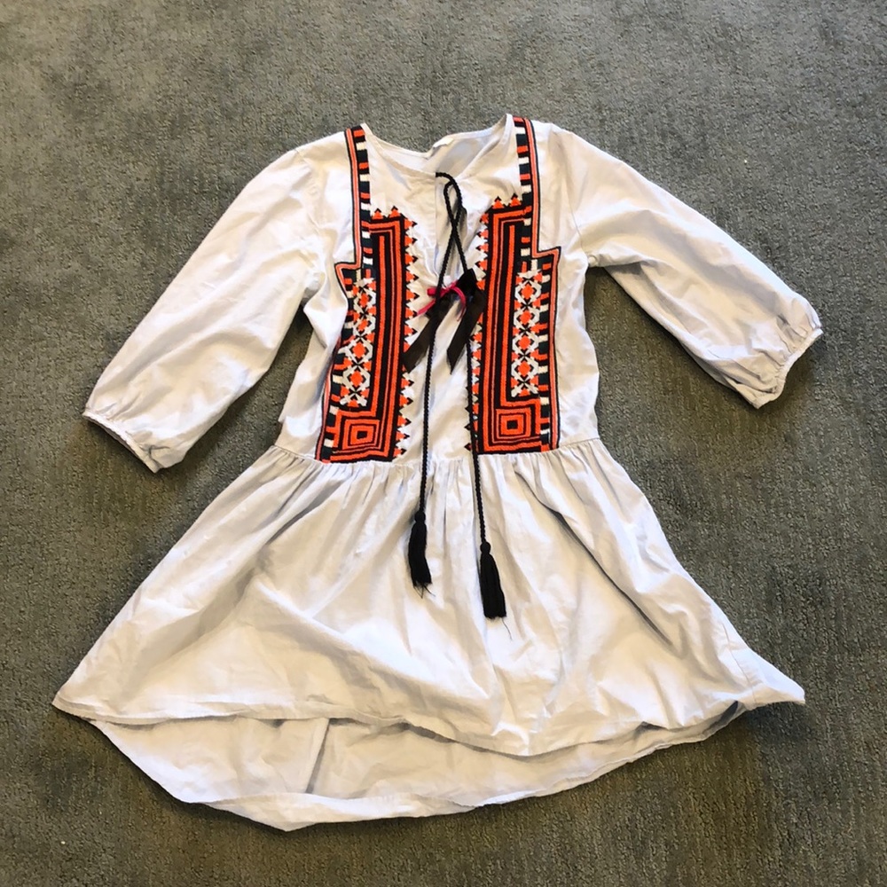 H&M embroidery dress